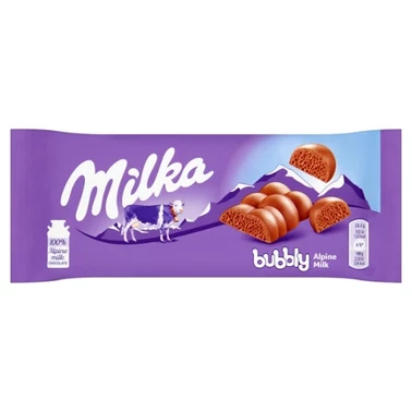 Milka Czekolada mleczna Bubbly 90 g - 4