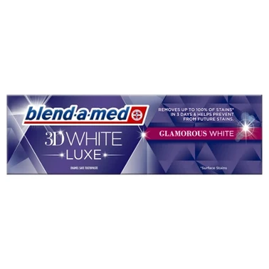 Blend-A-Med 3DWhite Luxe Glamorous White Pasta Do Zębów 75 ml - 7