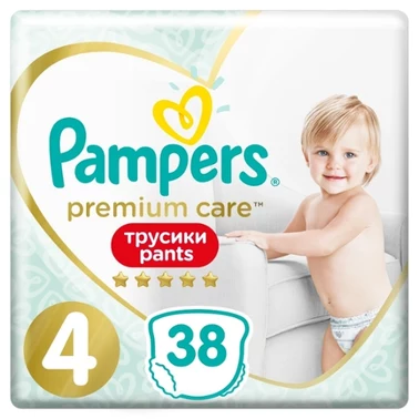 Pampers Premium Care Pieluchomajtki, rozmiar 4, 38 sztuk, 9kg-15kg - 7