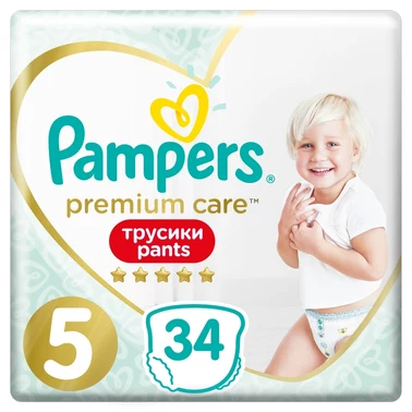 Pampers Premium Care Pieluchomajtki, rozmiar 5, 34 sztuk, 9kg-17kg - 8