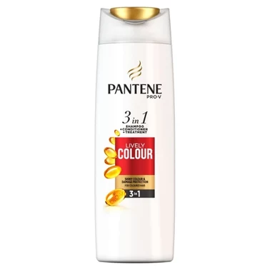 Pantene Pro-V Lśniący kolor 3 w 1 Szampon do włosów farbowanych, 360 ml - 4