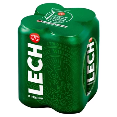 Lech Premium Piwo jasne 4 x 500 ml - 12