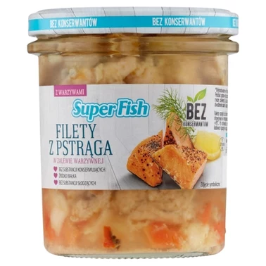 SuperFish Filety z pstrąga w zalewie warzywnej 300 g - 1