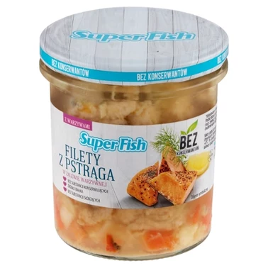 SuperFish Filety z pstrąga w zalewie warzywnej 300 g - 0