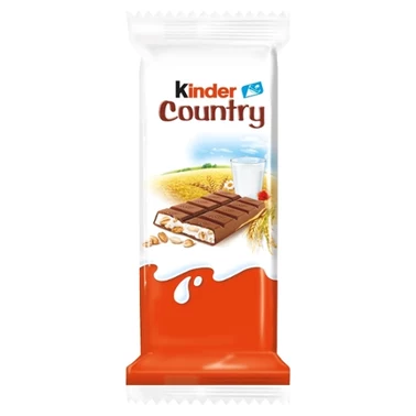 Kinder Country Czekolada mleczna z nadzieniem mlecznym i zbożami 23,5 g - 0