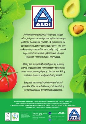 Aldi zaprasza do świata świeżości
