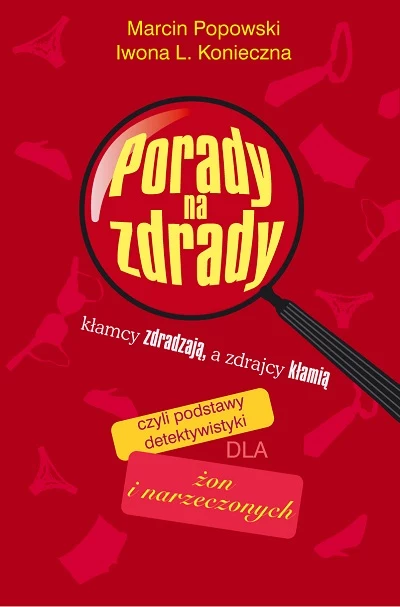 Okładka książki "Porady na zdrady" (pierwsze wydanie)