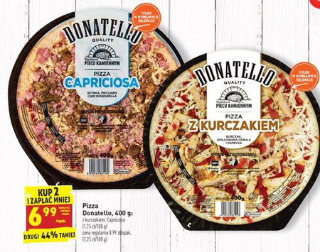 Pizza z kurczakiem - Donatello - 400 g