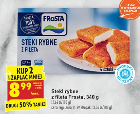 Steki rybne Frosta