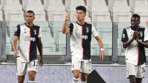 Cristiano Ronaldo zdobył dwie bramki w meczu z Atalantą Bergamo