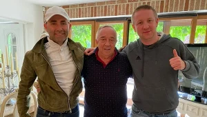 Jerzy Łupicki (w środku) z Maciejem Słomińskim (z prawej)