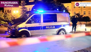 Łódzkie: Radiowóz utknął w fontannie podczas interwencji