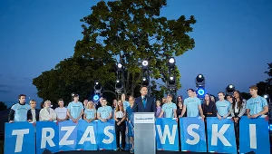 Wieczór wyborczy Rafała Trzaskowskiego