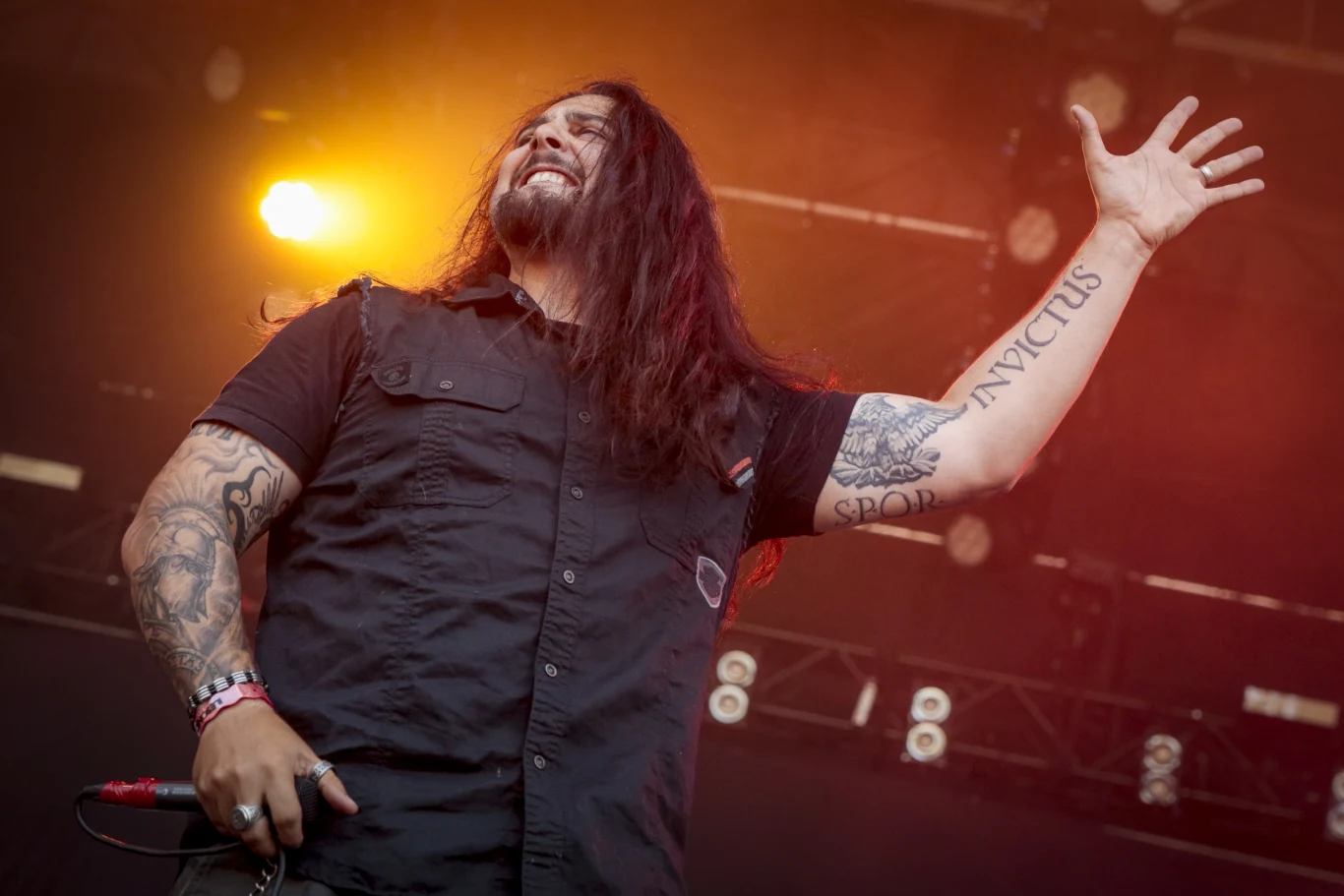Maurizio Iacono (Kataklysm) w akcji Maurizio Iacono (Kataklysm) w akcji