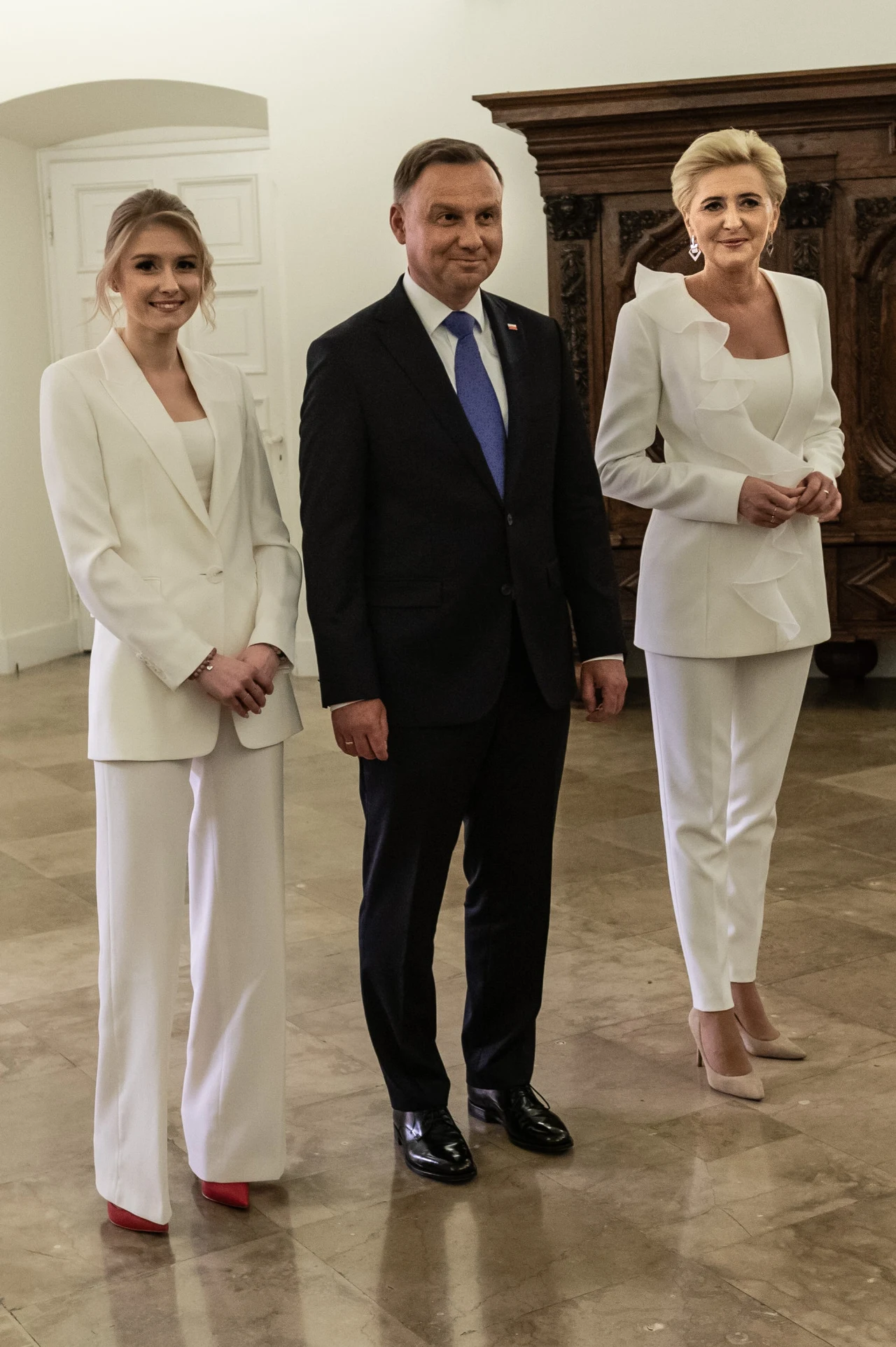 Kinga Duda z ojcem i matką Kinga Duda z ojcem i matką