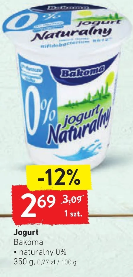 Jogurt naturalny Bakoma