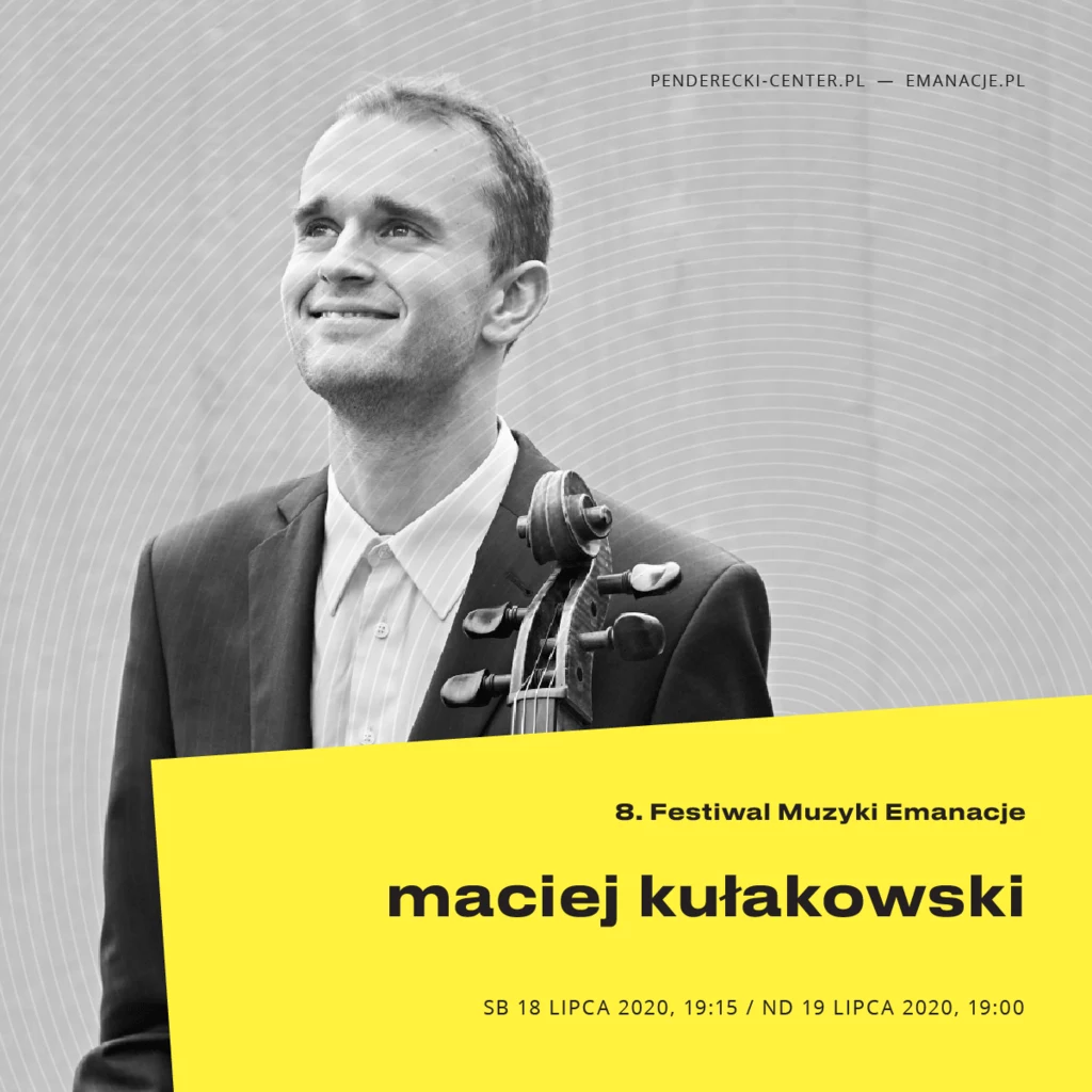 Maciej Kułakowski wystąpi podczas Festiwalu Muzyki EMANACJE