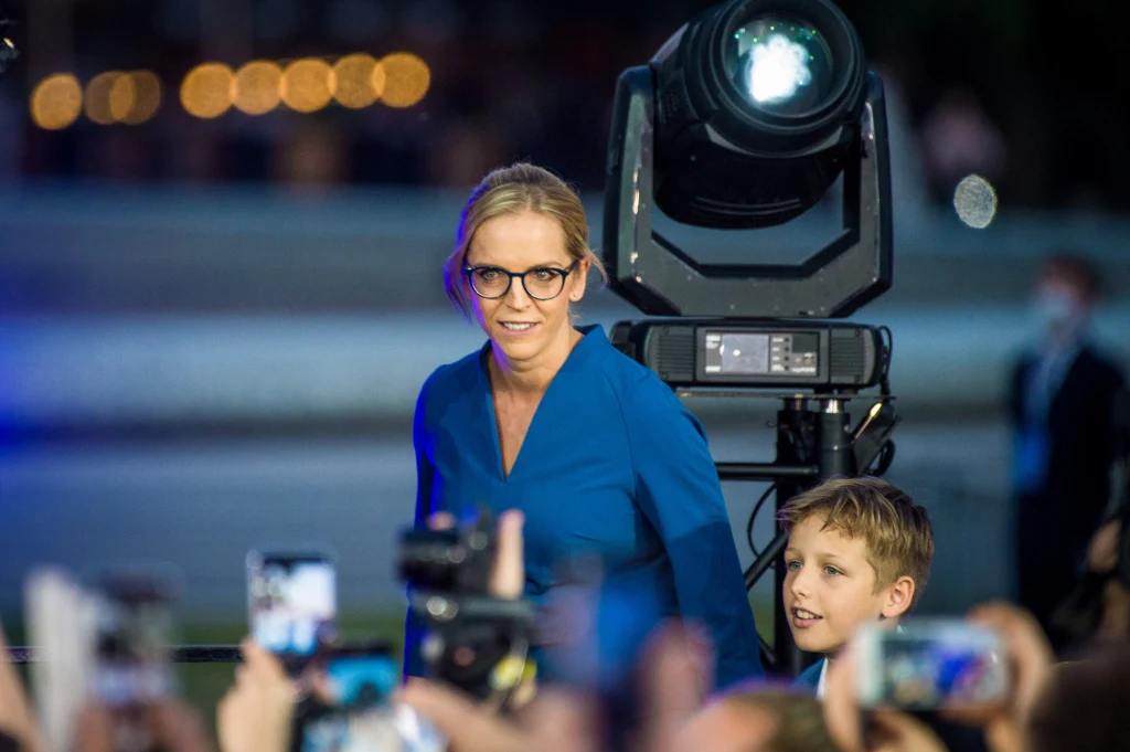 Małgorzata Trzaskowska podczas wieczoru wyborczego Małgorzata Trzaskowska podczas wieczoru wyborczego