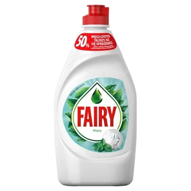 Fairy Aromatics Miętowy płyn do mycia naczyń  zapewniającą lśniąco czyste naczynia 430ml - 1