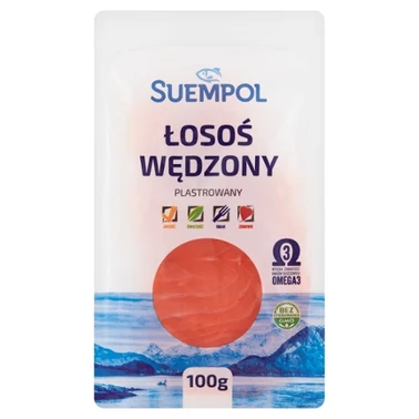 Suempol Łosoś wędzony plastrowany 100 g - 0