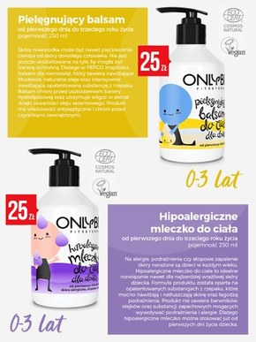 Produkty do pielęgnacji niemowląt w Pepco!