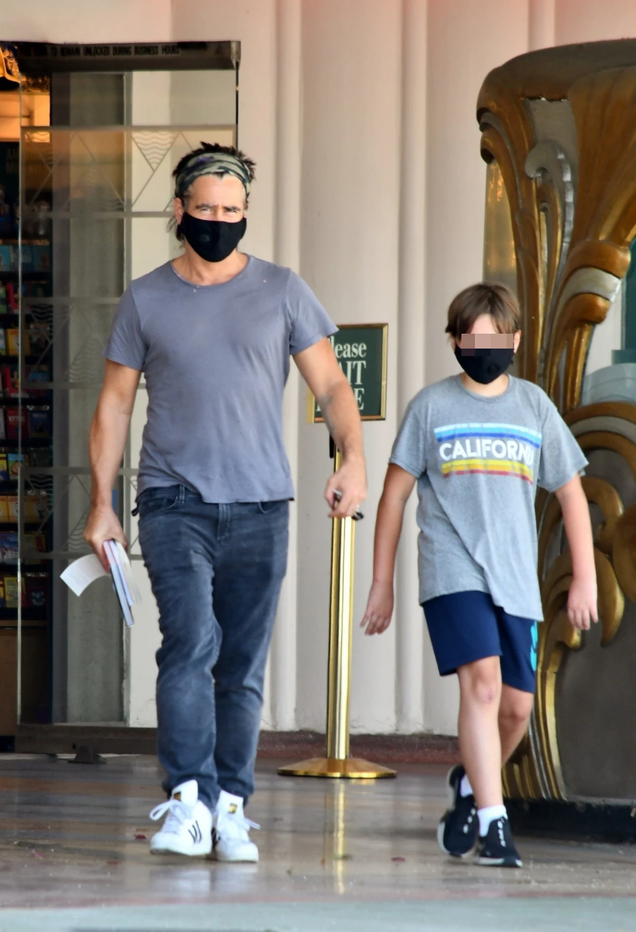 Colin Farrell spędzał czas ze swoim synem w Los Amgeles Colin Farrell spędzał czas ze swoim synem w Los Amgeles