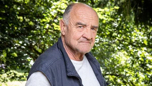 Joachim Lamża w jednej z ostatnich ekranowych ról - serialu "Żmijowisko"