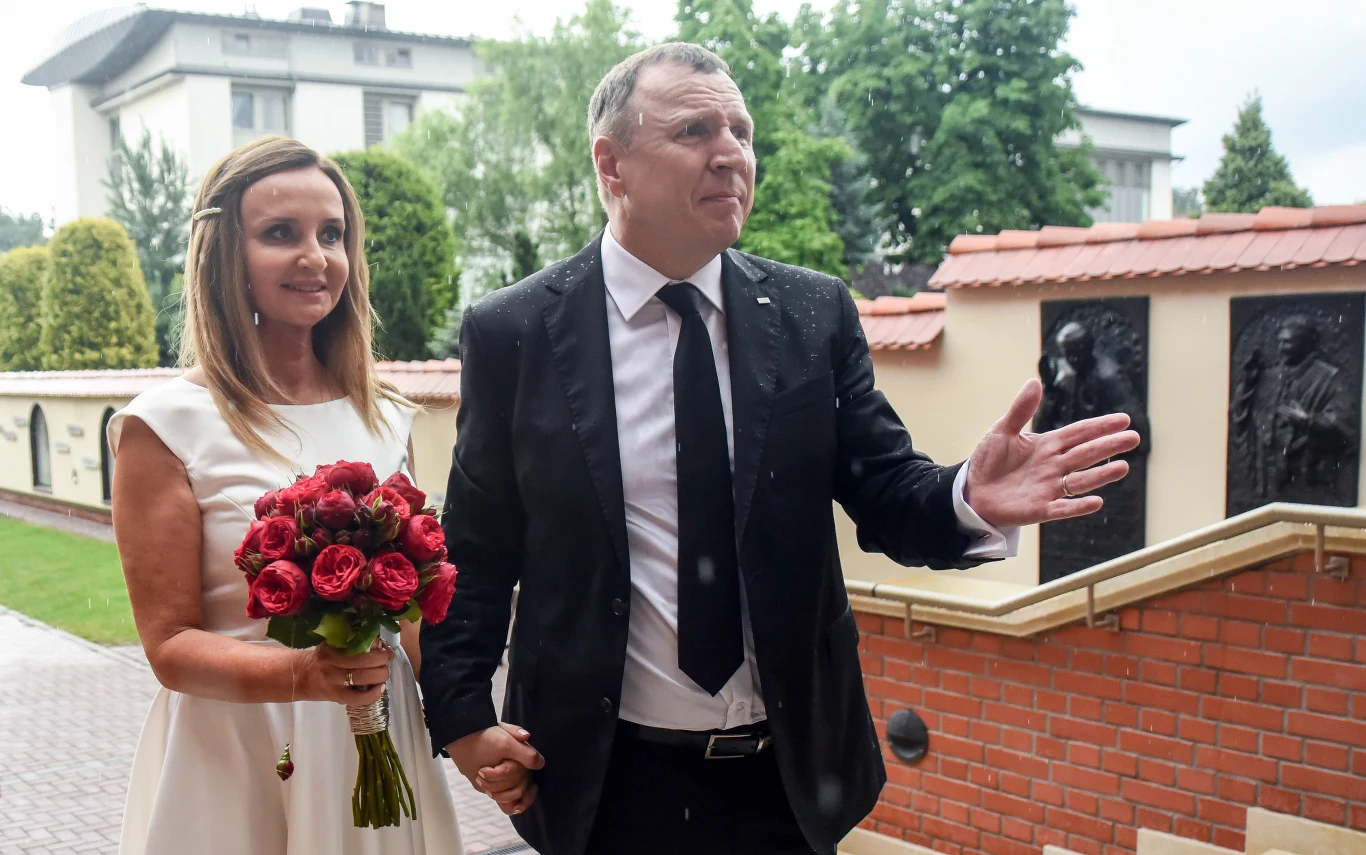 Ślub Joanny i Jacka Kurskich Ślub Joanny i Jacka Kurskich