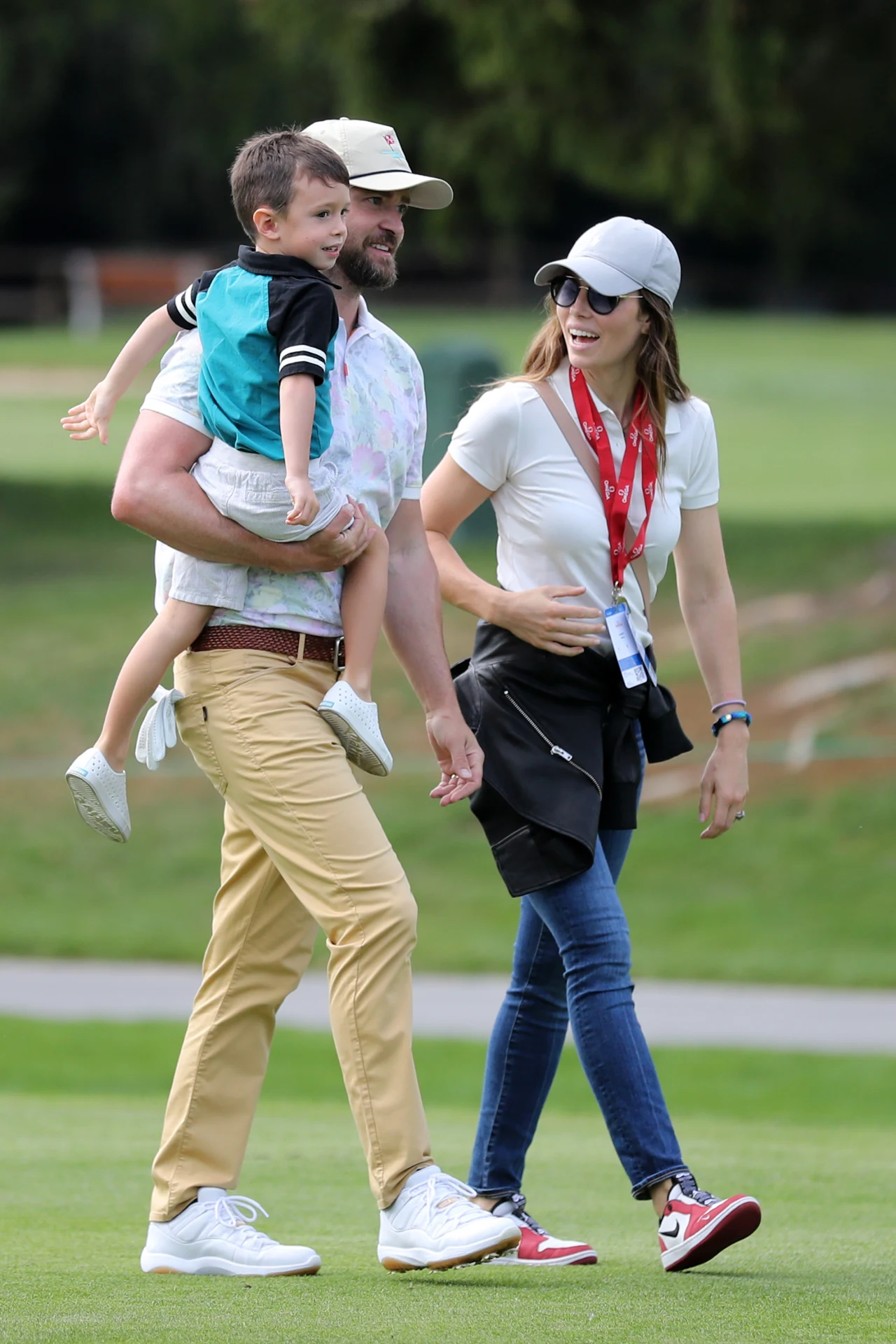 Justin Timberlake i Jessica Biel z synem Justin Timberlake i Jessica Biel z synem