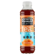 Oshee Vitamin Black Tea Zero Niegazowany napój herbaciany o smaku brzoskwiniowym 555 ml
