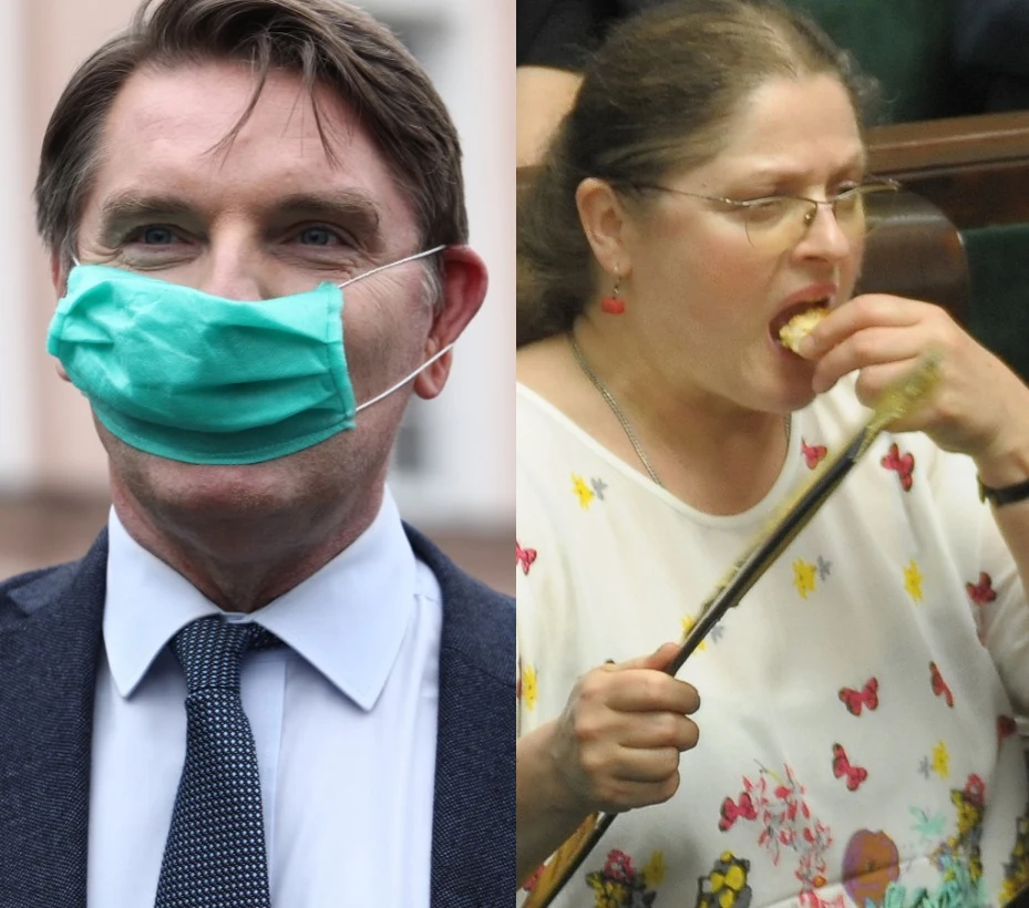 Tomasz Lis i Krystyna Pawłowicz (Fot. Jastrzebowski/REPORTER; Rozbicki/REPORTER)