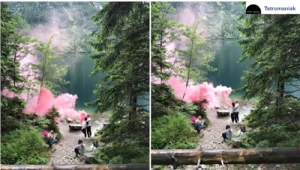 ​Turyści odpalili race nad Morskim Okiem