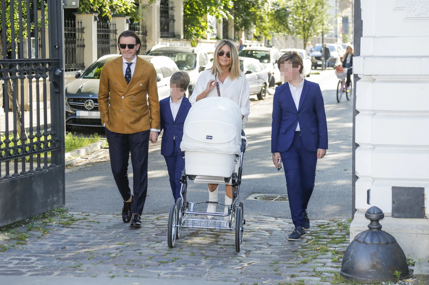 Majdanowie z synami Majdanowie z synami