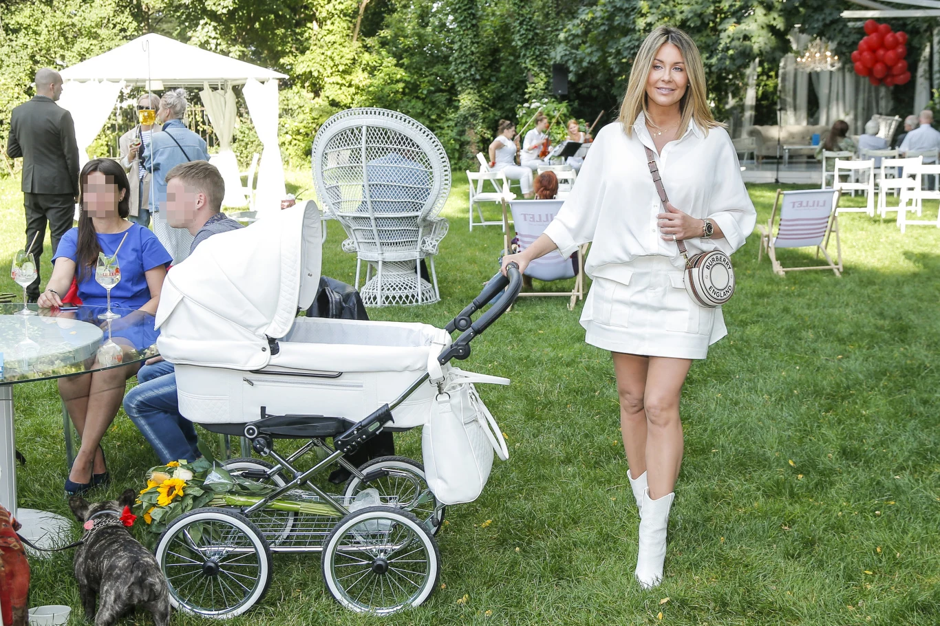 Małgorzata Rozenek-Majdan z synem Małgorzata Rozenek-Majdan z synem