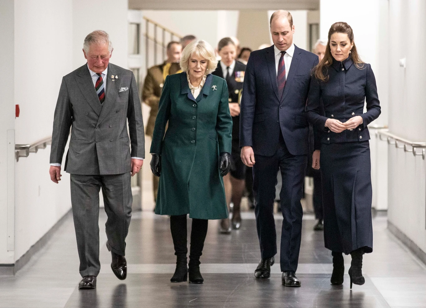Książę Karol, księżna Camilla, książę William i księżna Kate Książę Karol, księżna Camilla, książę William i księżna Kate