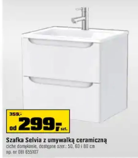 Szafka z umywalką