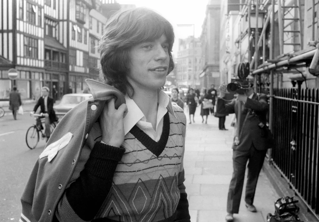 Mick Jagger (The Rolling Stones) w 1973 r. Mick Jagger (The Rolling Stones) w 1973 r.