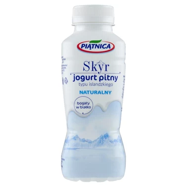 Piątnica Skyr jogurt pitny typu islandzkiego naturalny 330 g - 0