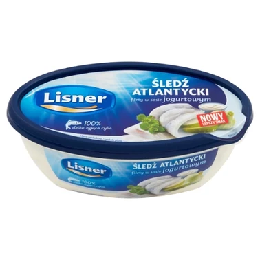 Lisner Śledź atlantycki w sosie jogurtowym 280 g - 2