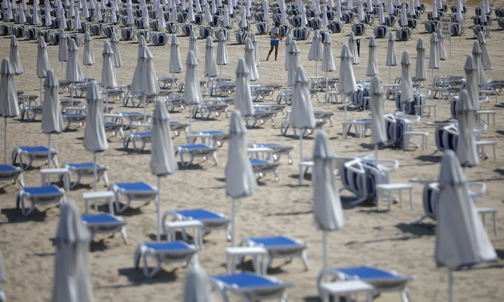 Opustoszała plaża w Bułgarii, zdj. ilustracyjne Opustoszała plaża w Bułgarii, zdj. ilustracyjne