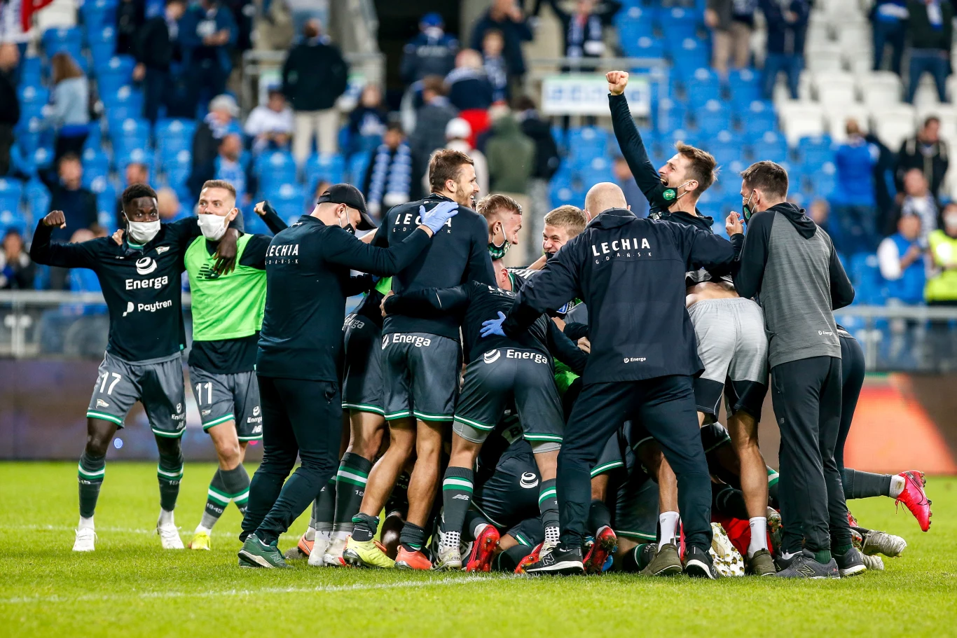 Lechia Gdańsk po awansie do finału Pucharu Polski