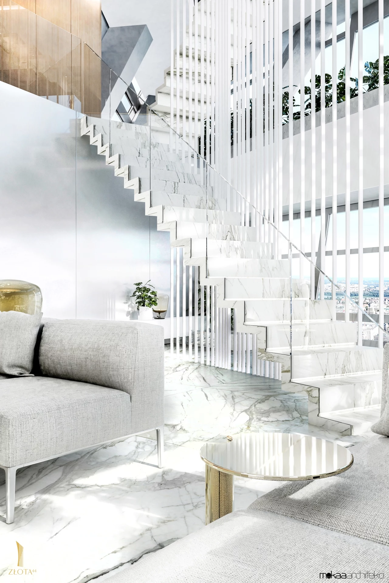 Za projekt całości odpowiada Daniel Libeskind, jeden z najbardziej cenionych współczesnych architektów. Uważany za przedstawiciela postmodernizmu i neomodernizmu twórca, jest odpowiedzialny za projekty obiektów takich jak: Muzeum Żydowskie w Berlinie, czy Imperial War Museum North w Manchesterze. Za projekt całości odpowiada Daniel Libeskind, jeden z najbardziej cenionych współczesnych architektów. Uważany za przedstawiciela postmodernizmu i neomodernizmu twórca, jest odpowiedzialny za projekty obiektów takich jak: Muzeum Żydowskie w Berlinie, czy Imperial War Museum North w Manchesterze.