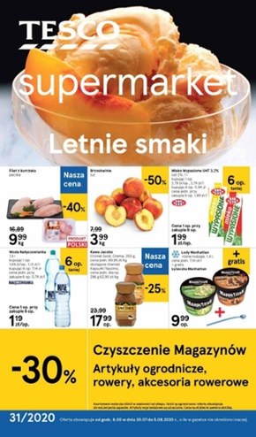 Letnie smaki w Tesco Supermarket!