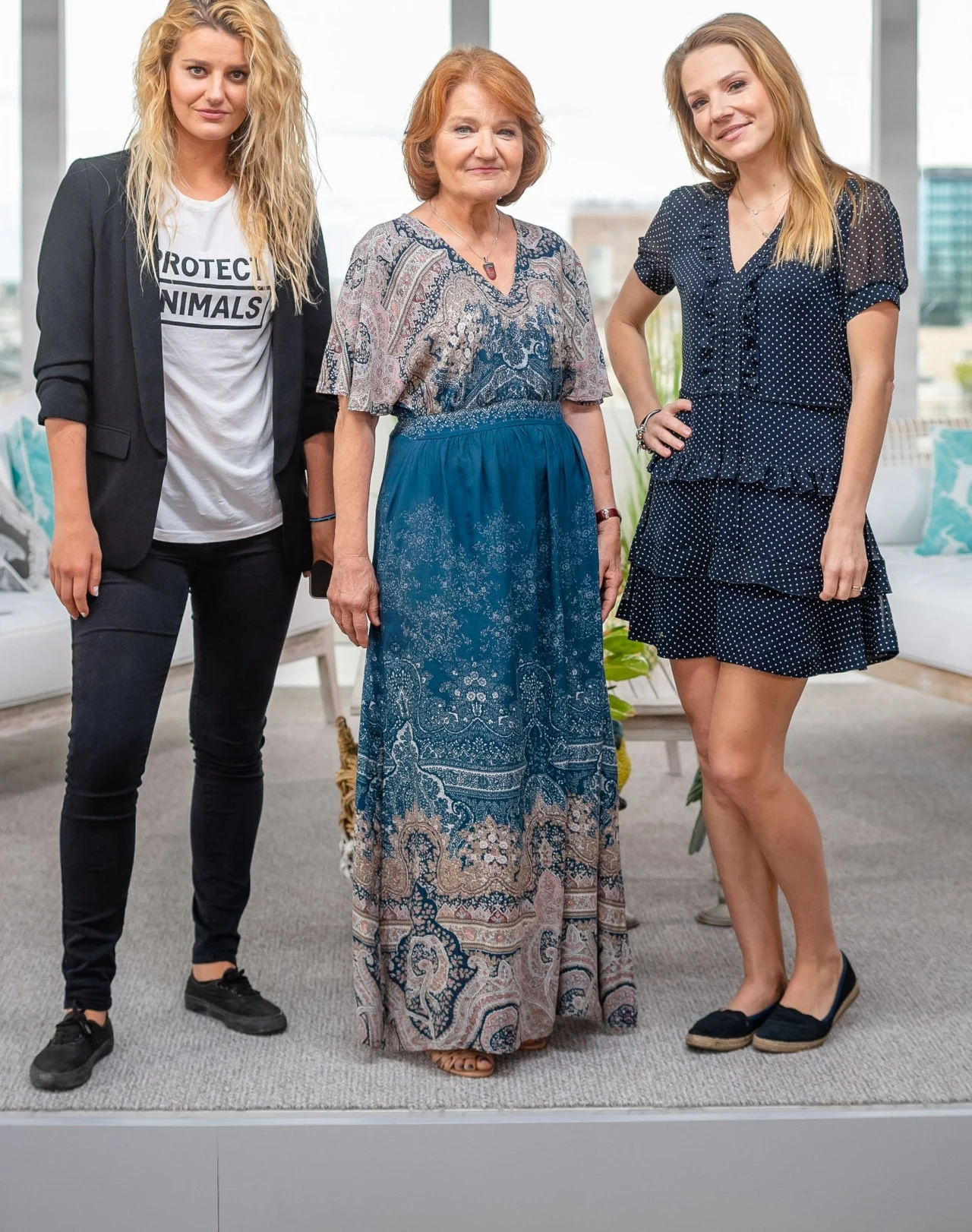 Zofia Zborowska, Maria Winiarska i Hanna Zoborowska-Neves
