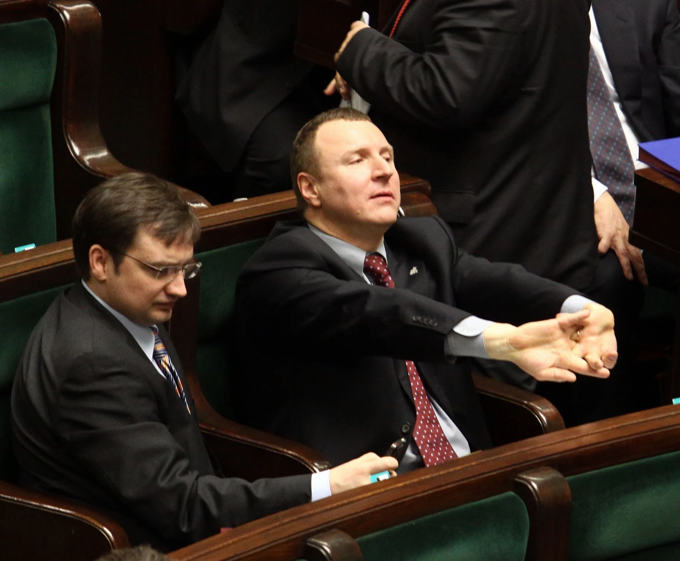 Ziobro i Kurski w Sejmie Ziobro i Kurski w Sejmie