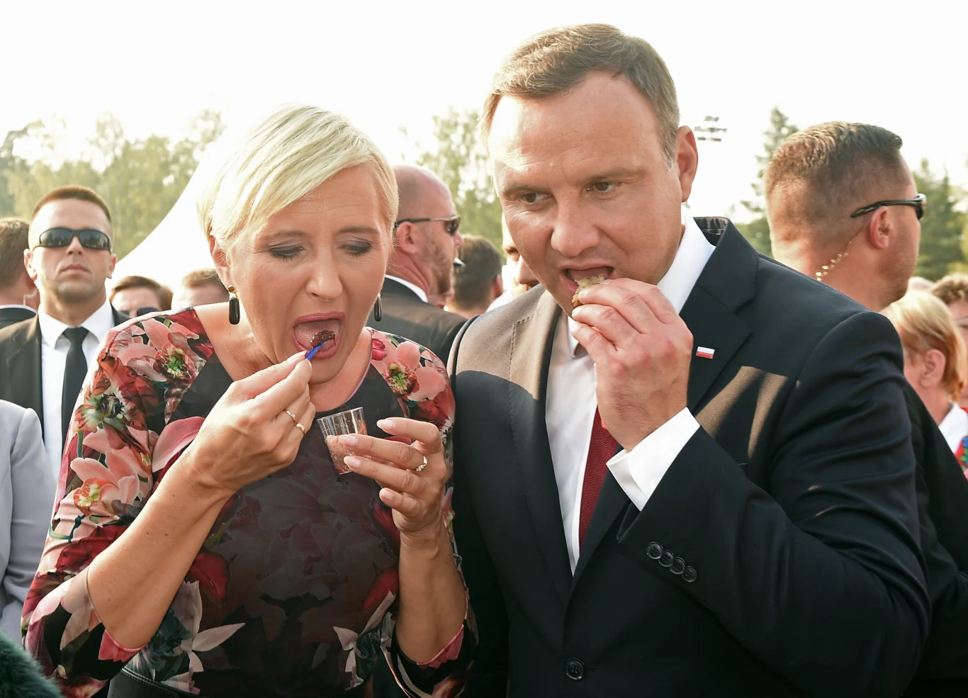 Andrzej Duda i Agata Duda