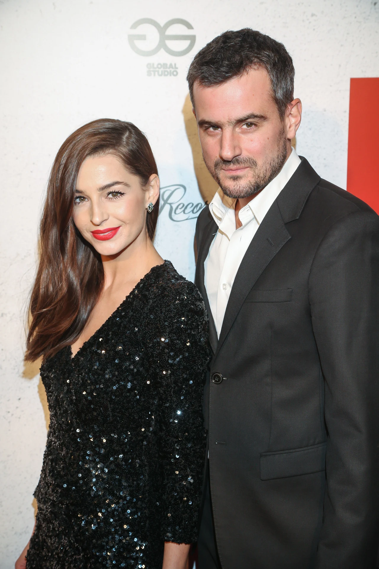 Antoni Pawlicki i Agnieszka Więdłocha na ściance Antoni Pawlicki i Agnieszka Więdłocha na ściance