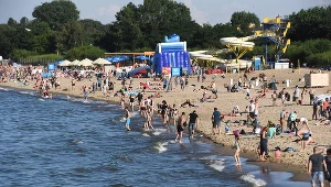 Kąpielisko nad Bałtykiem, zdjęcie ilustracyjne