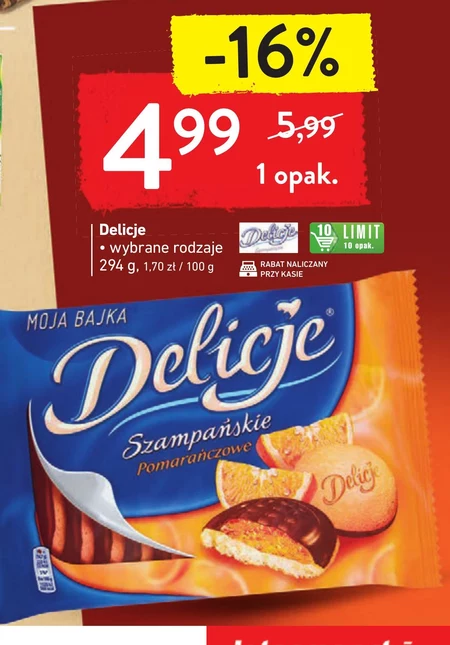 Biszkopty z galaretką Delicje Szampańskie