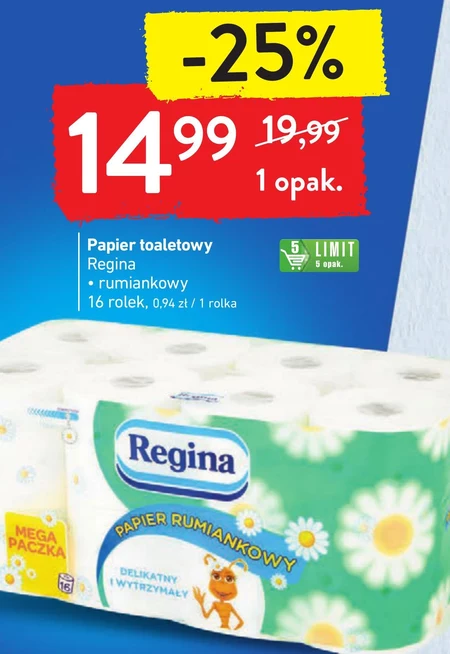 Papier toaletowy Regina